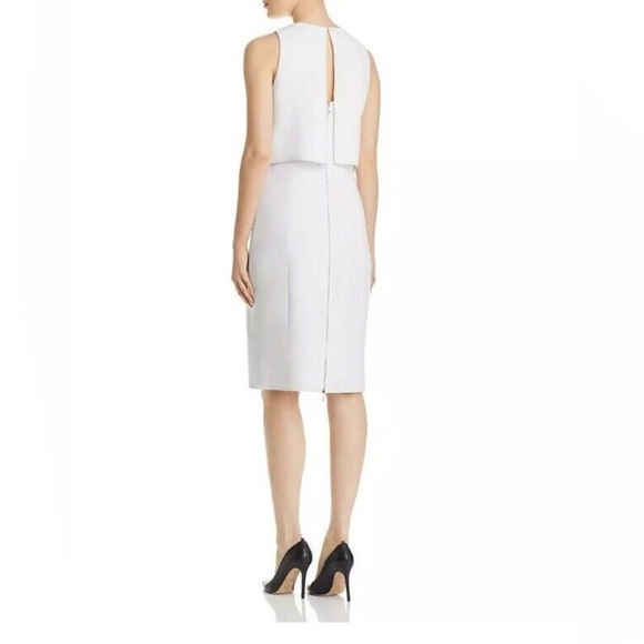 Elie Tahari Kristine Georgette Dress with Popover - Occasion Wear - Picture 4 of 14